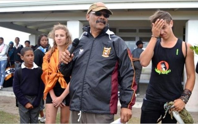 Die Goudspan word as wenners deur mnr Wilson aangekondig  